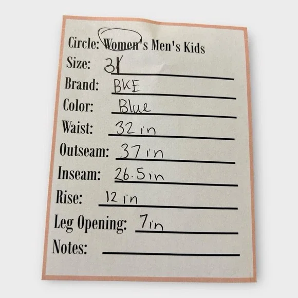 NWT BKE Women's Parker Universal Fit High-Rise Ankle Straight Stretch Jeans 31 - Picture 9 of 9